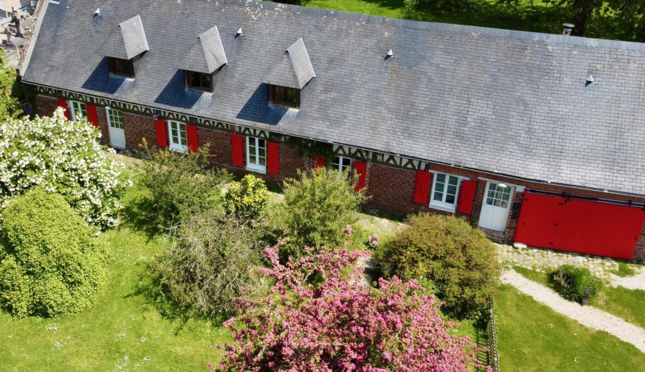 Rouge Cottage Gite 4 Etoiles Billard Gueutteville-les-Gres エクステリア 写真